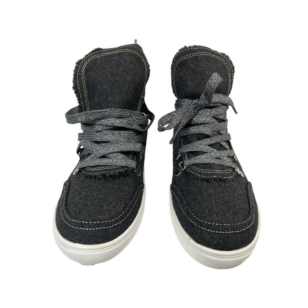 Jellypop Antarctic Sneaker Booties 8M Color Charcoal Fe - Picture 1 of 12